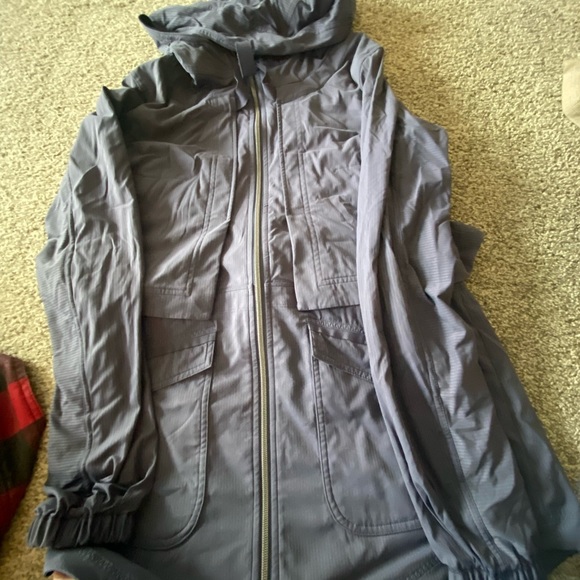 Lululemon 3/4 length effortless pinstriped jacket. - Picture 3 of 7
